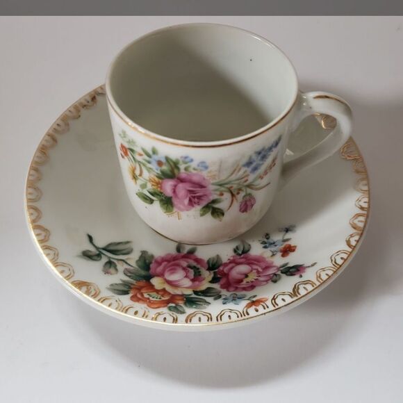 S.G.K. China Cup and Saucer Made in Occupied Japan - Picture 9 of 13